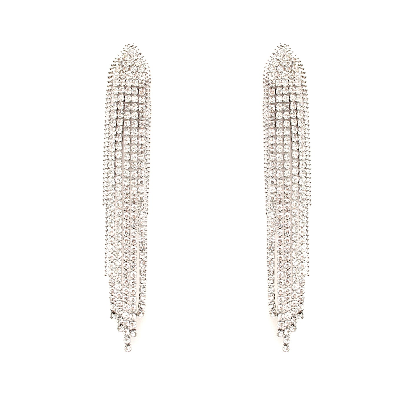 Silver Radiant Earrings