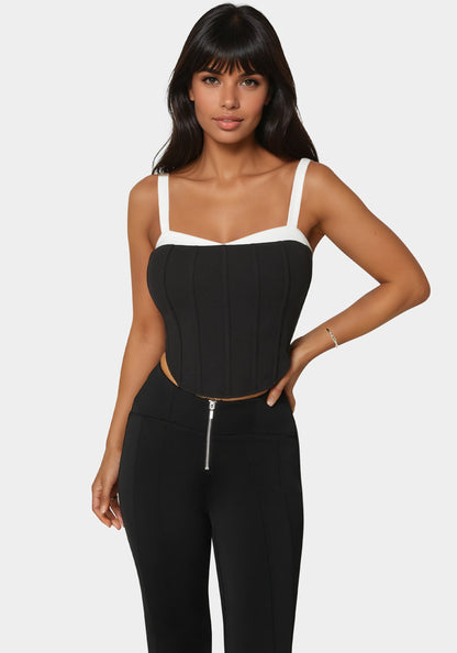 Corset Knit Top