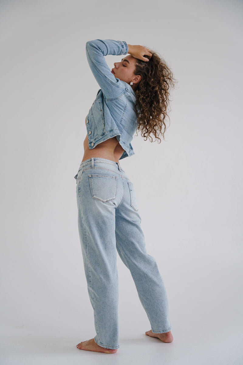 Charlotte Long Sleeve Denim Jacket Light Wash