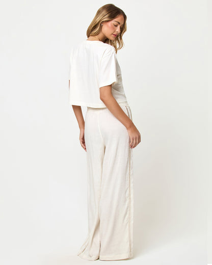 At Your Leisure Pant - Cream-Natural