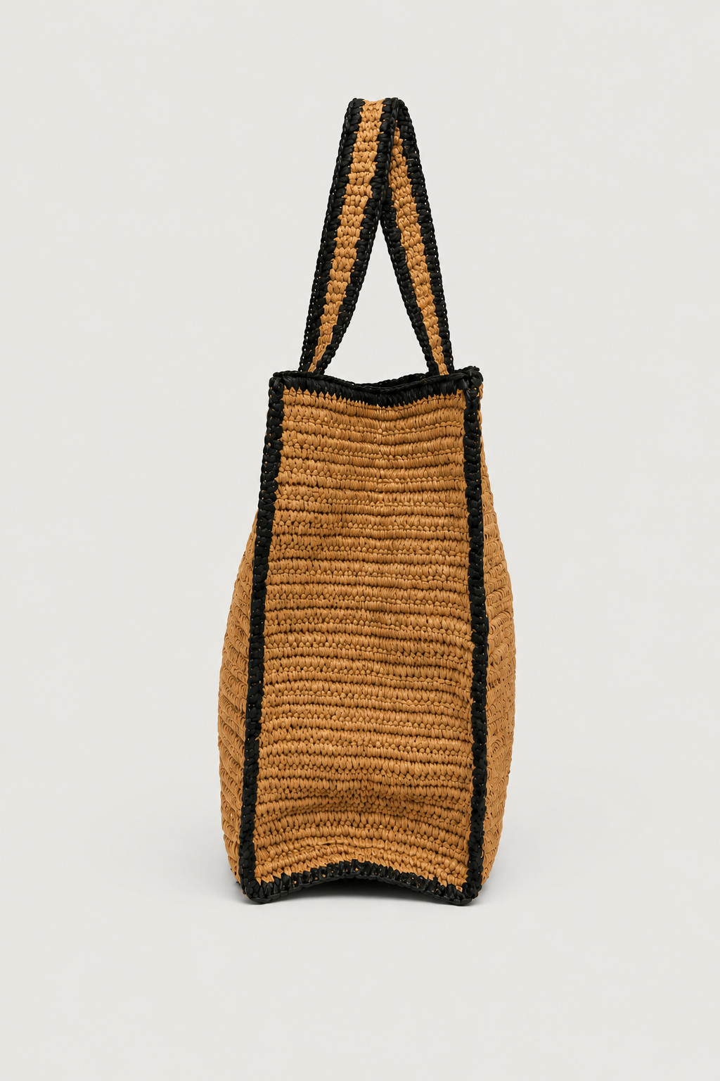 NATURAL STRAW WOVEN TOTE BAG