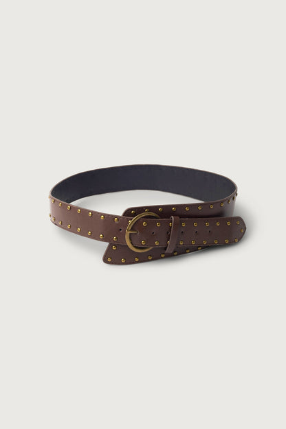 WIDE STUDDED BELT