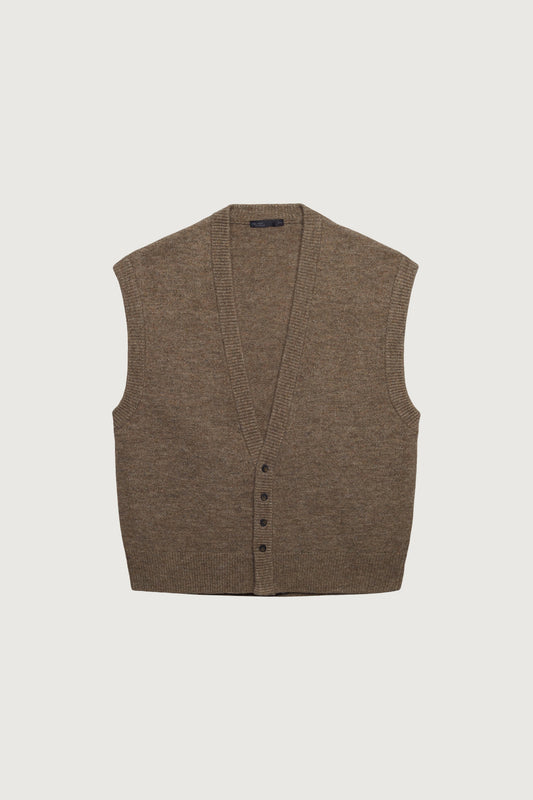 BUTTON FRONT SWEATER VEST