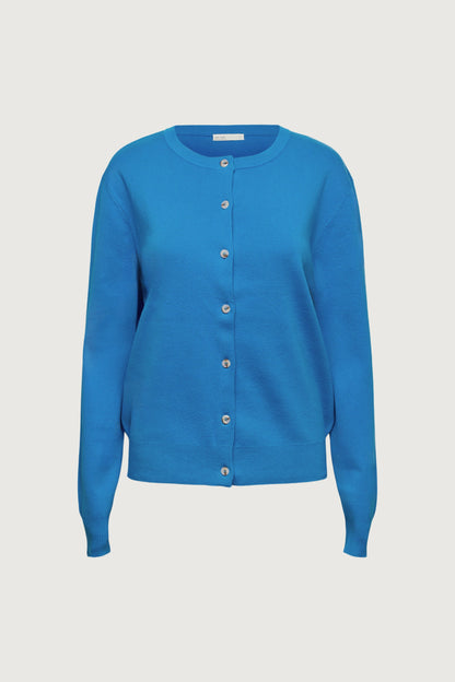 RELAXED FIT BUTTON FRONT CARDIGAN