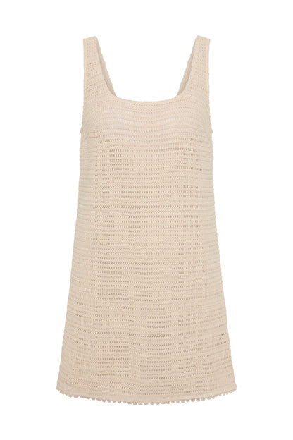 Coco Mini Dress In Ecru