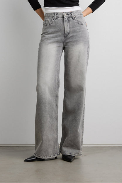 FADED WASH DENIM