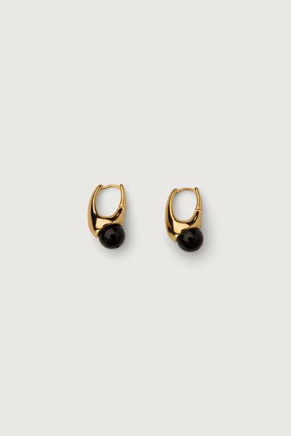 CONTRAST PENDANT EARRING