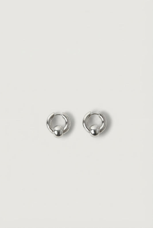 BALL DROP HOOP EARRINGS