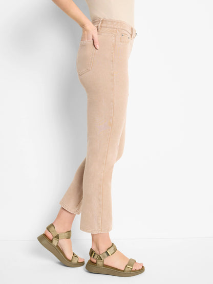 Recess Straight Knit Ankle Pull On Jeans