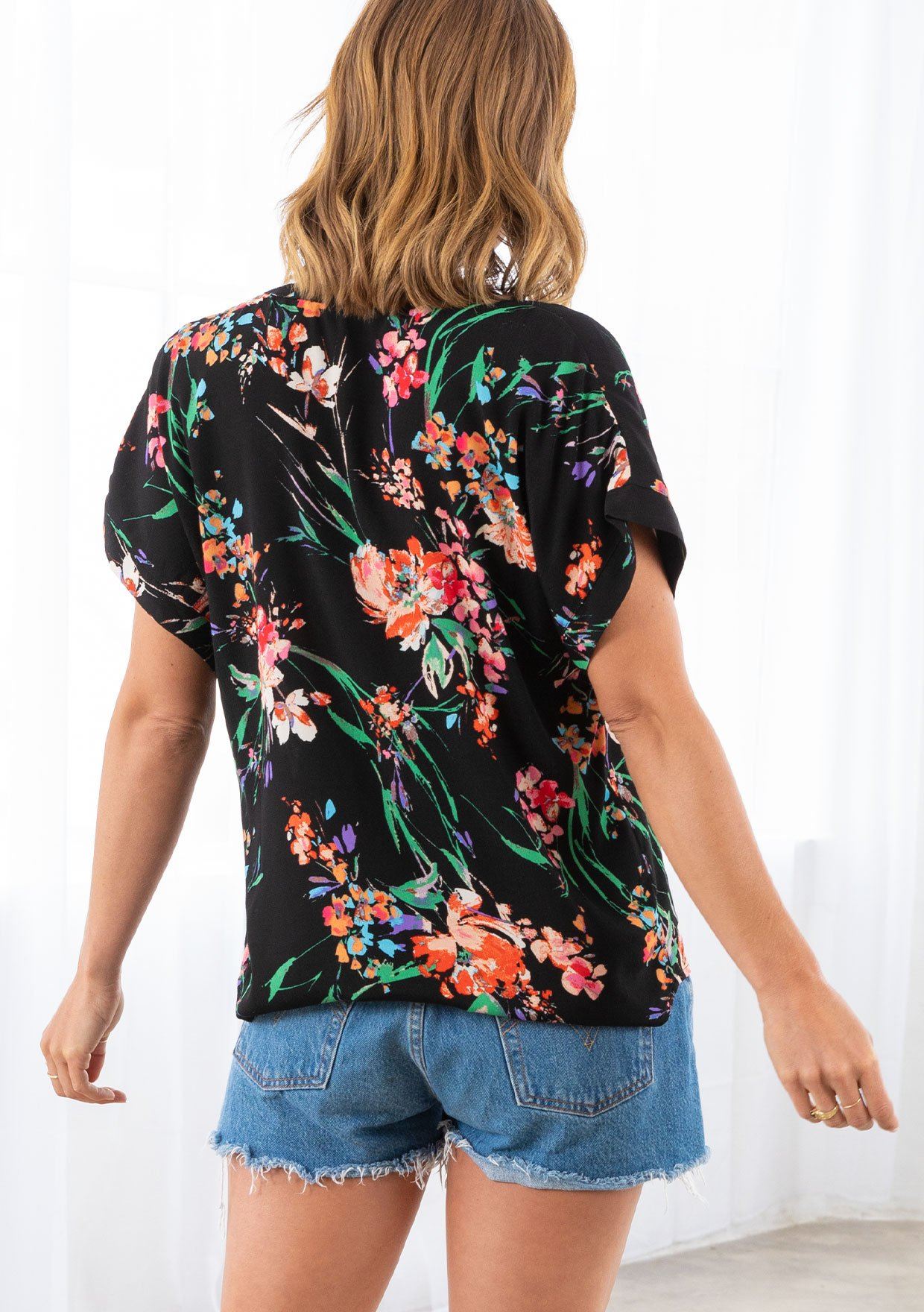 Spring Blooms Floral Top