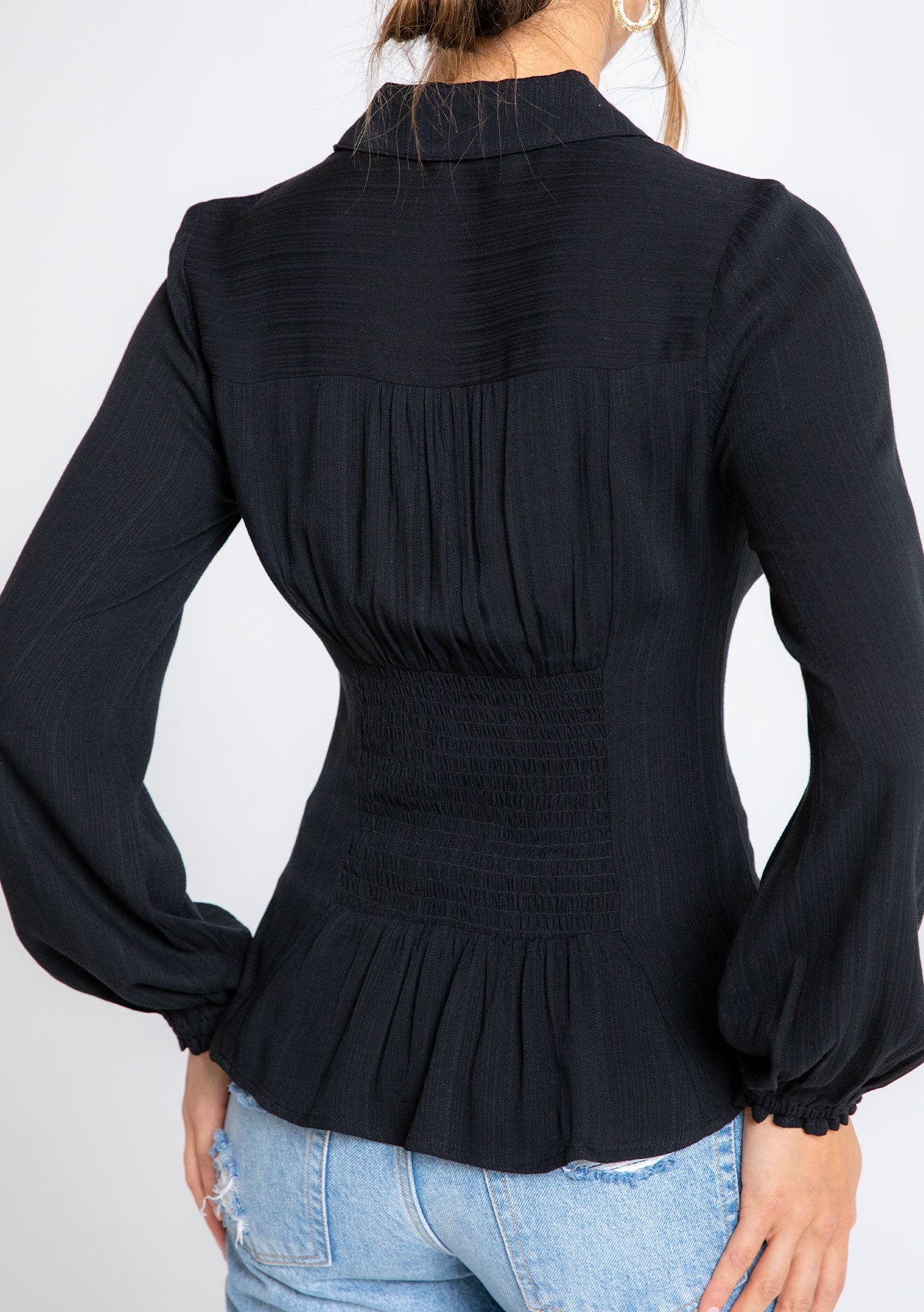 Quixote Smocked Shirt
