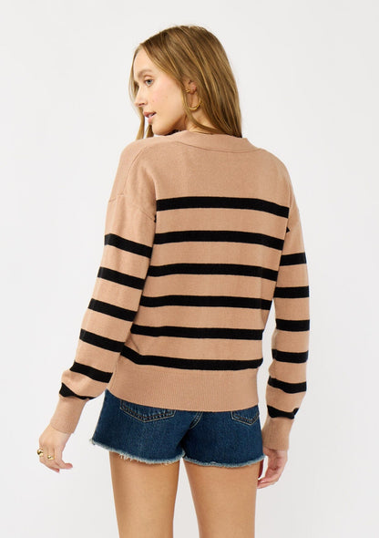 Rae Striped Cardigan