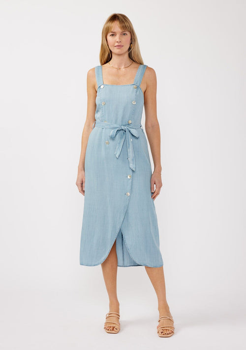Alva Buttoned Tencel Dress