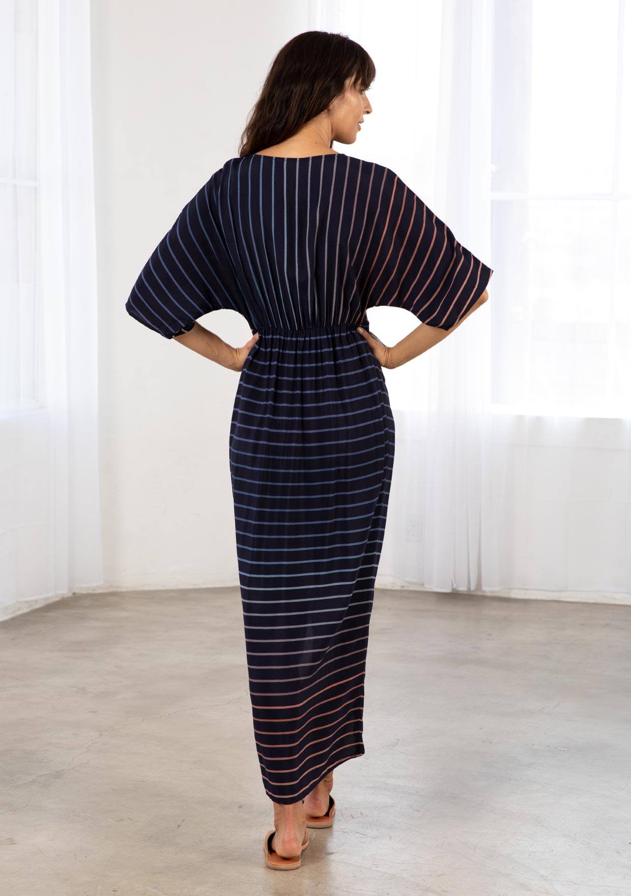 Skyline Stripe Maxi Dress