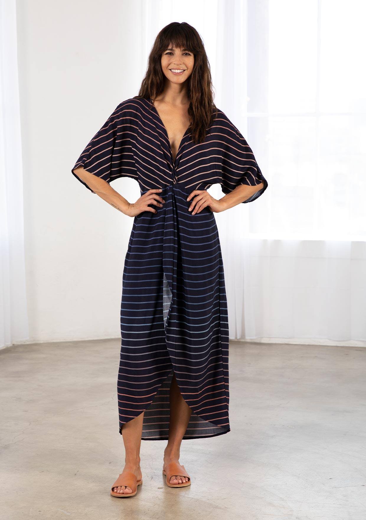 Skyline Stripe Maxi Dress