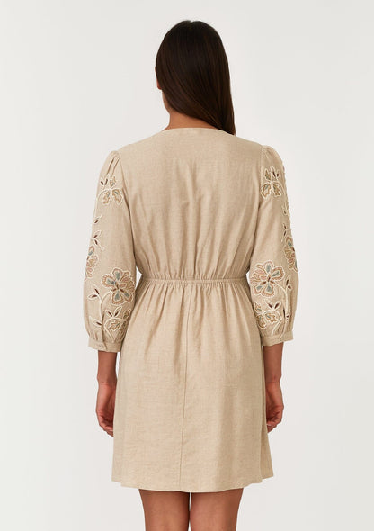 Shiloh Embroidered Mini Dress