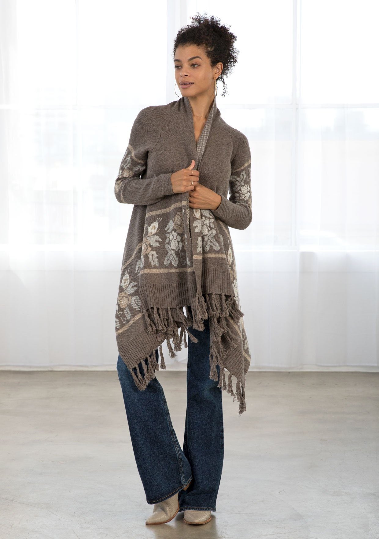 Cassie Fringed Cardigan