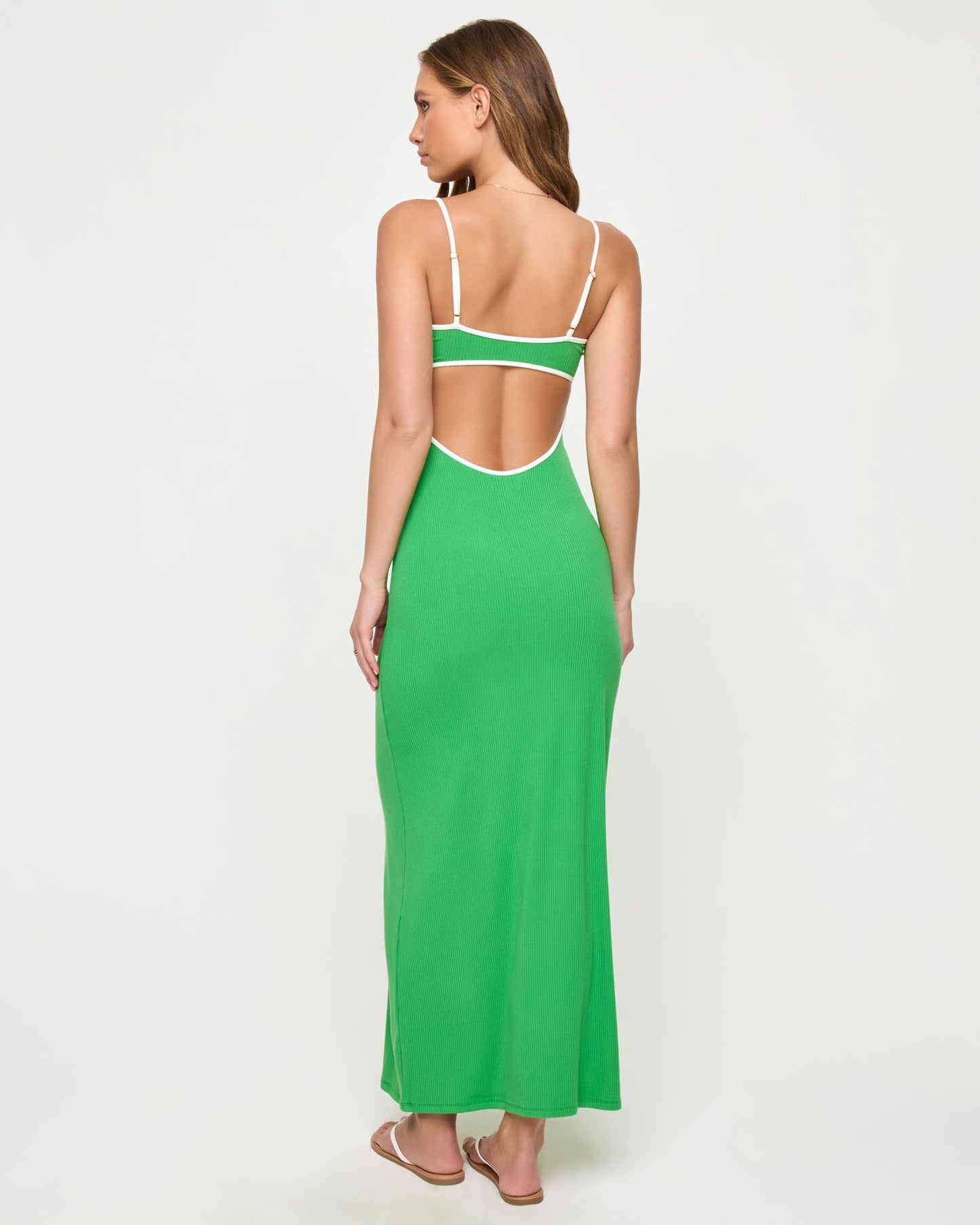 Jordana Dress - Clover-Cream