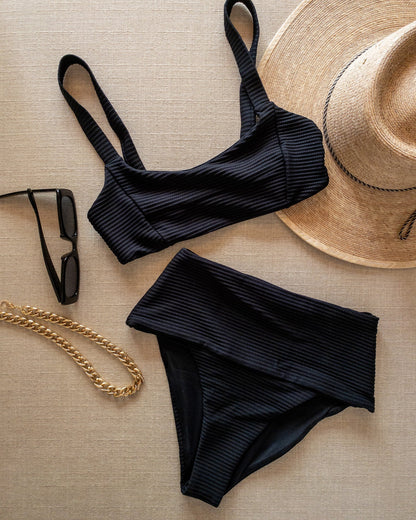 Jess Bikini Top - Black