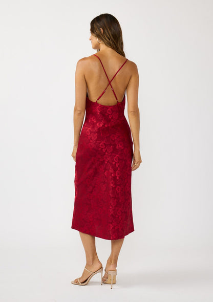 Wild Rose Midi Dress