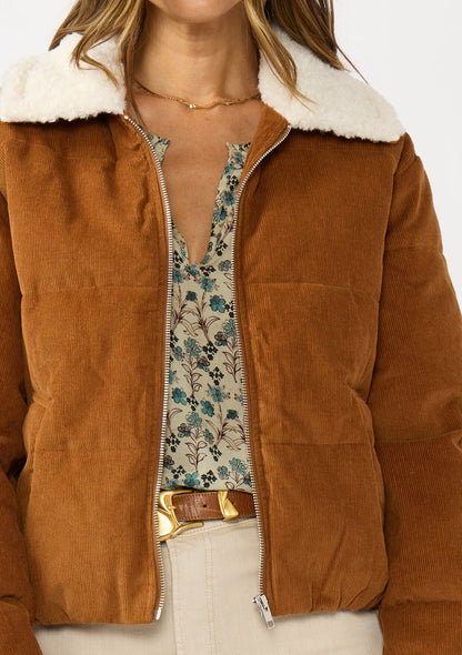 Wrangler Corduroy Puffer Jacket