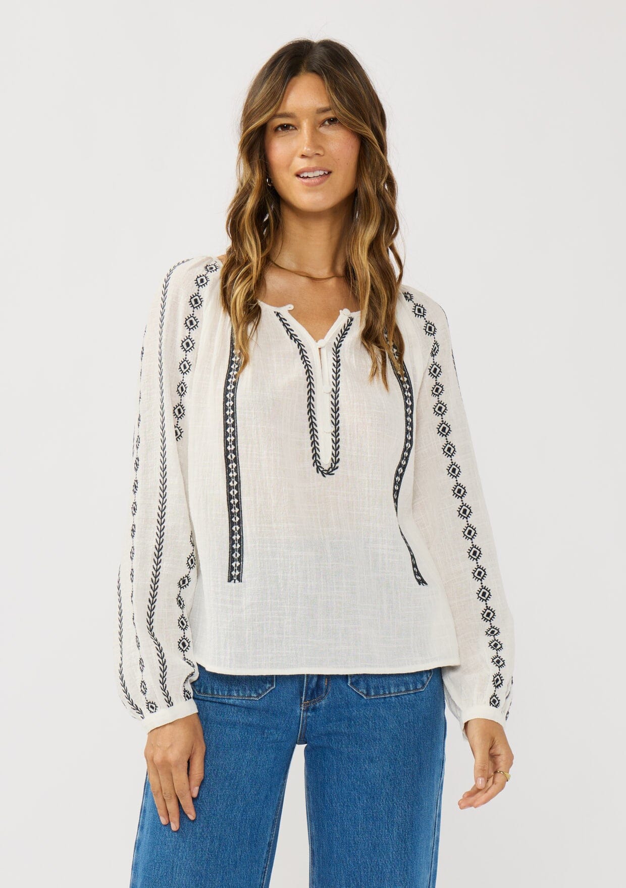 Tori Embroidered Blouse