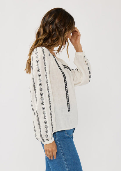 Tori Embroidered Blouse