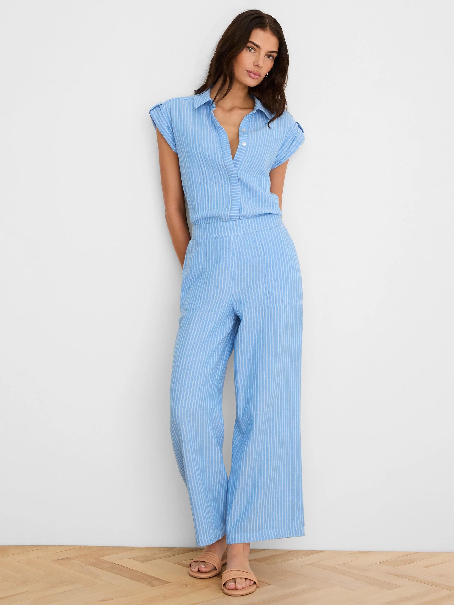 Striped Gauze Resort Shirt