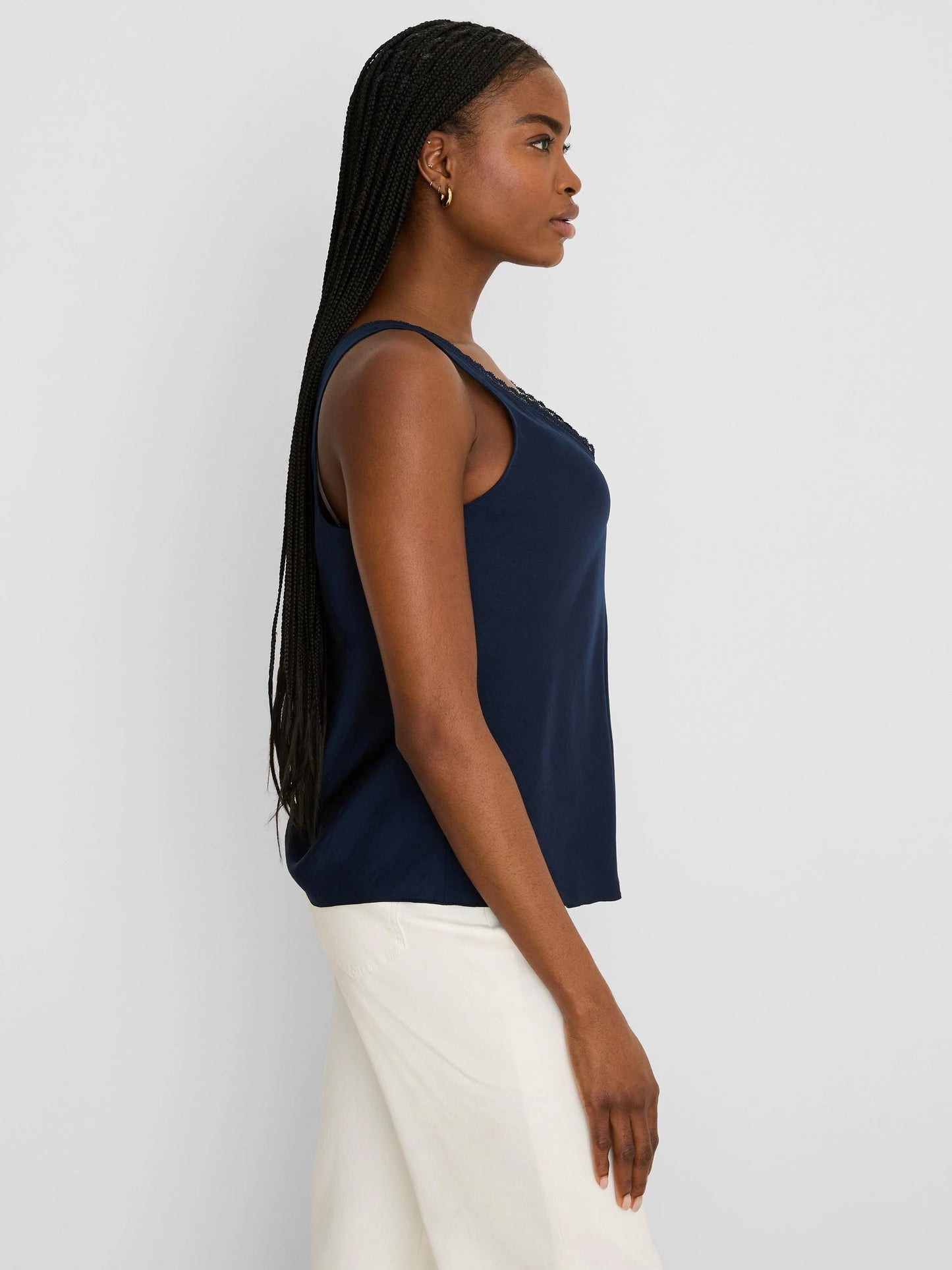 Lace Trim Day Gloss Tank