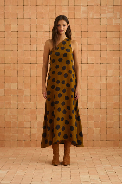 Minka Dress In Ginger Spot