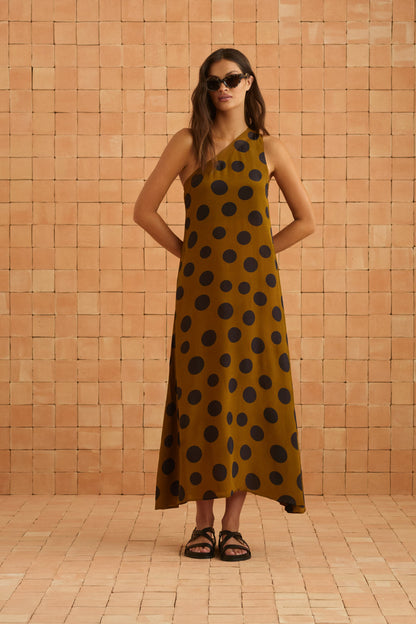 Minka Dress In Ginger Spot