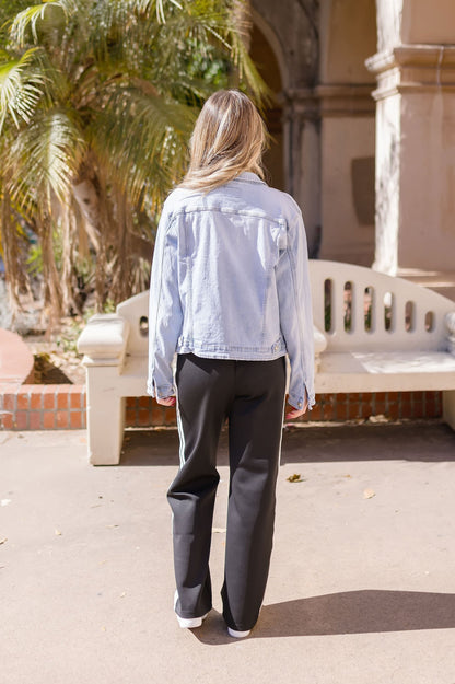 Charlotte Long Sleeve Denim Jacket Light Wash