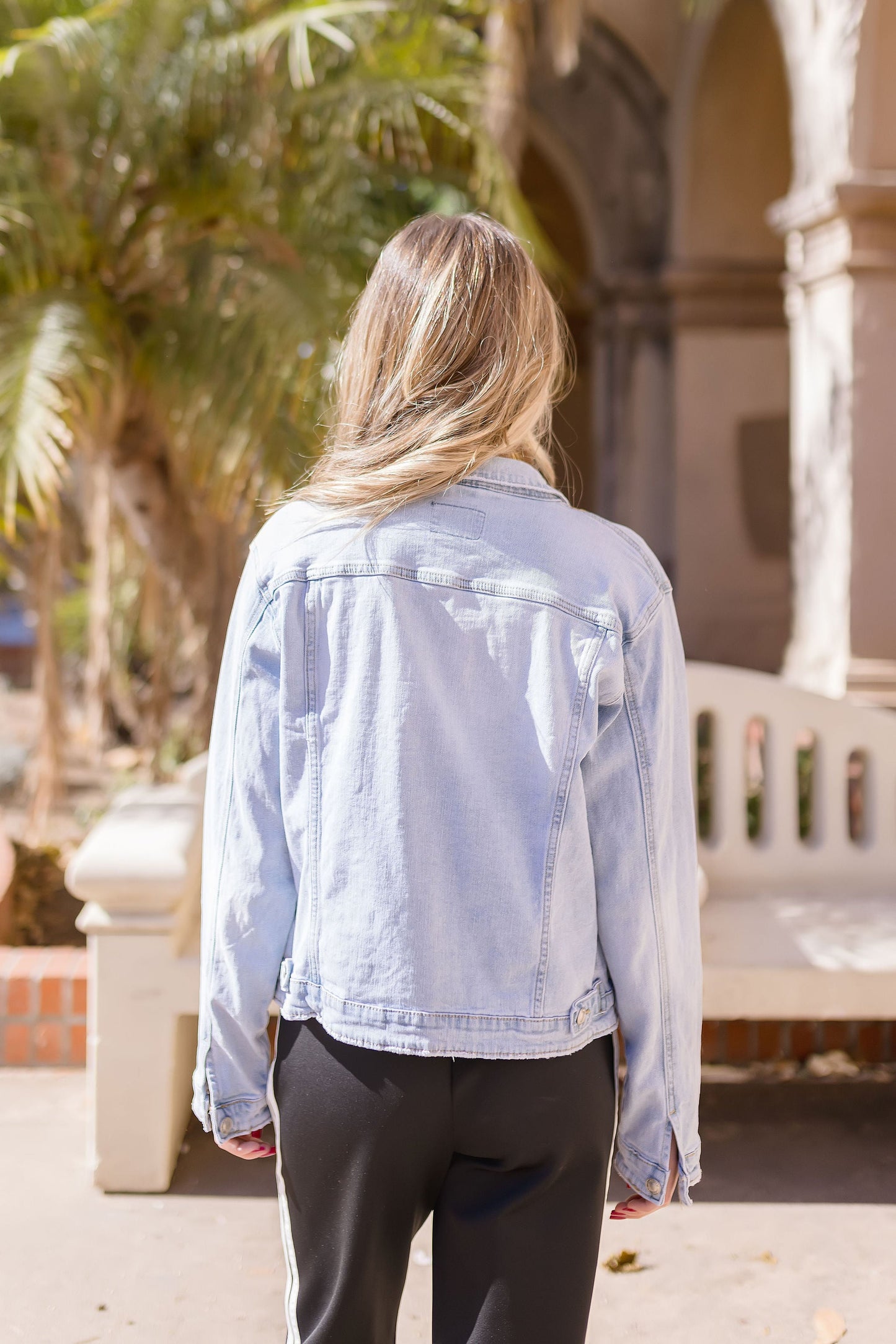 Charlotte Long Sleeve Denim Jacket Light Wash