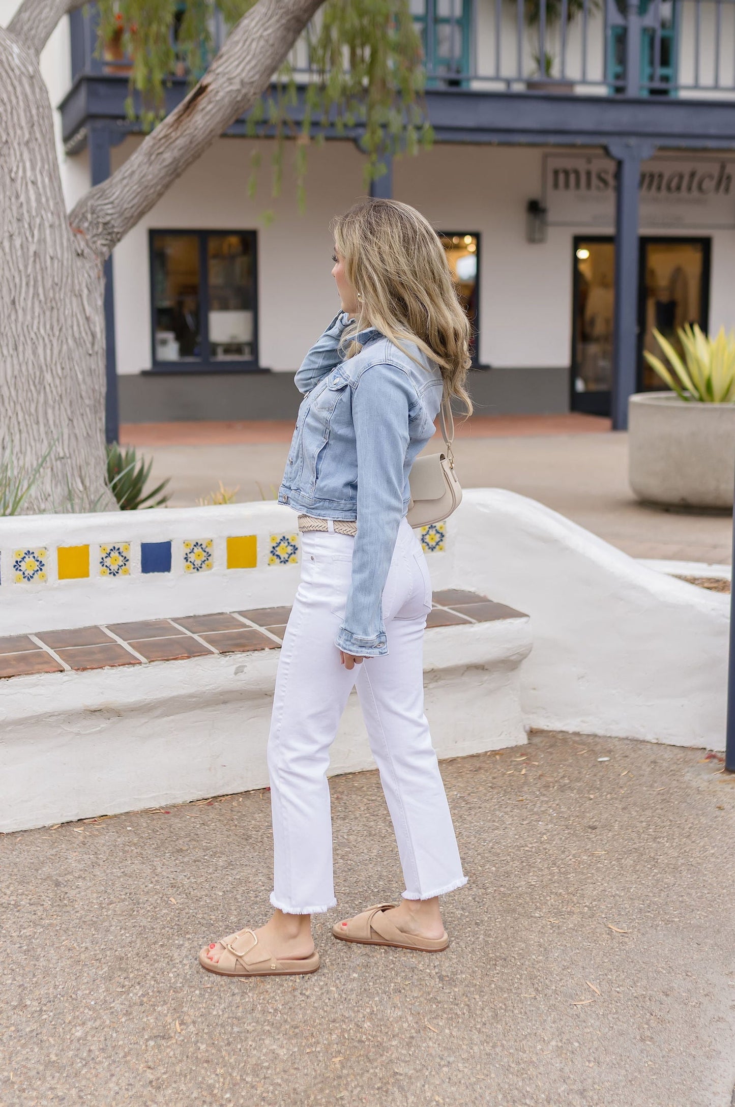 Charlotte Long Sleeve Denim Jacket Light Wash