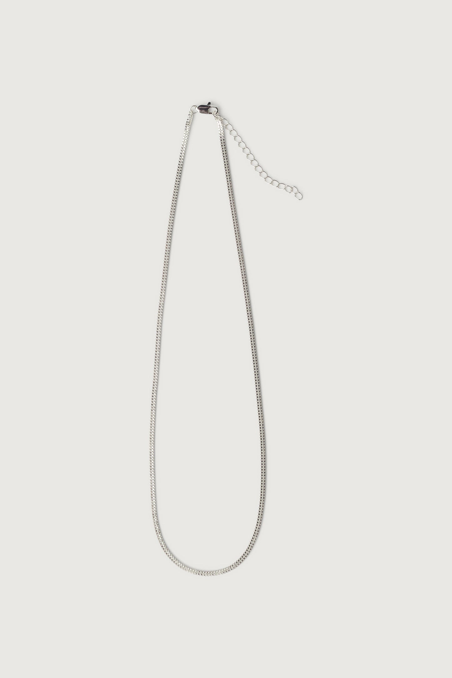 CUBE AND TWIST CHAIN NECKLACE