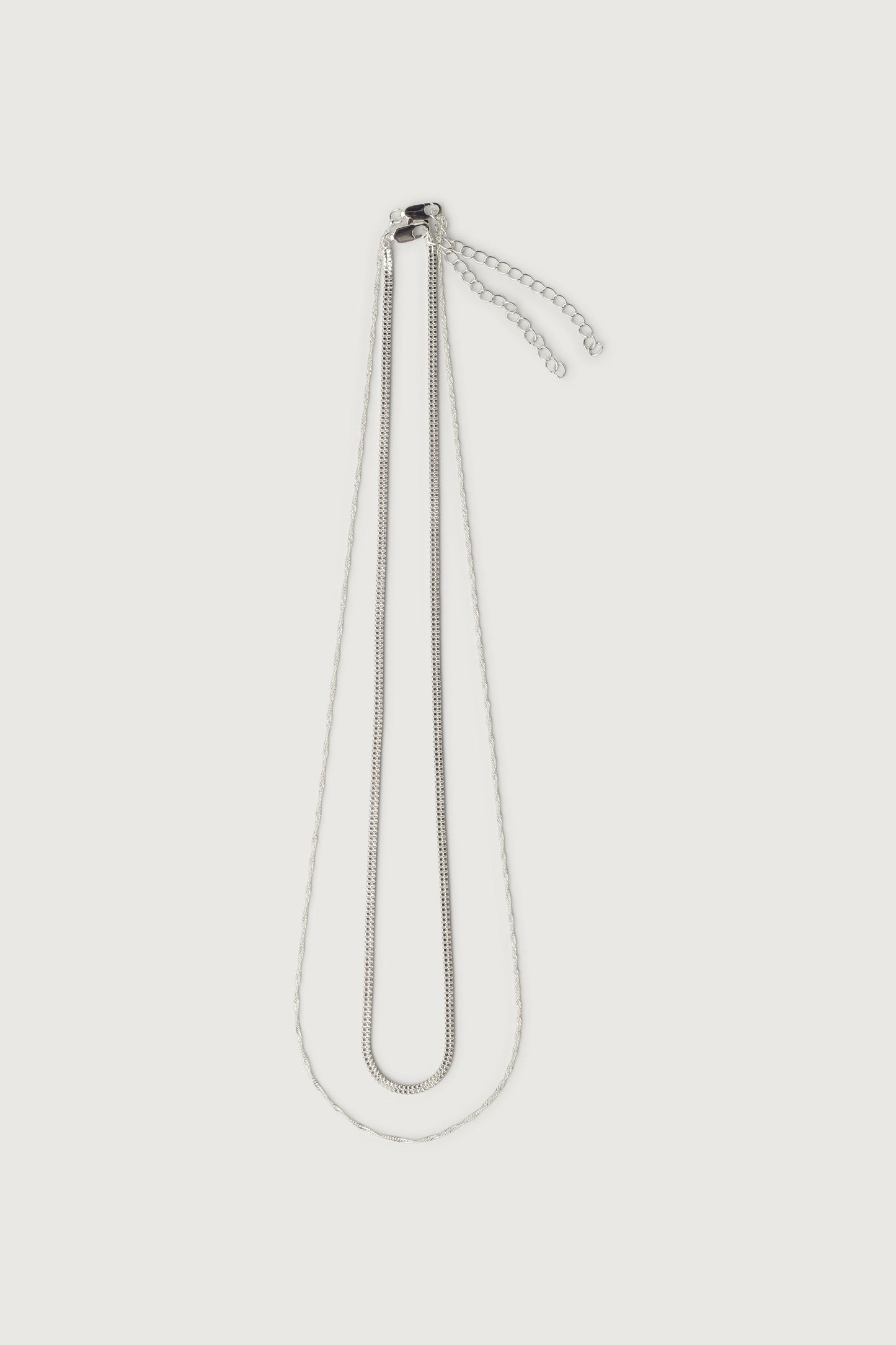 CUBE AND TWIST CHAIN NECKLACE