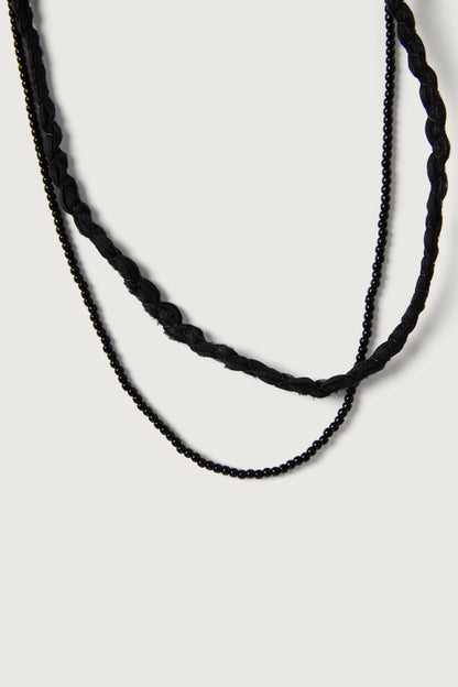 LAYERED NECKLACE WITH PENDANTS
