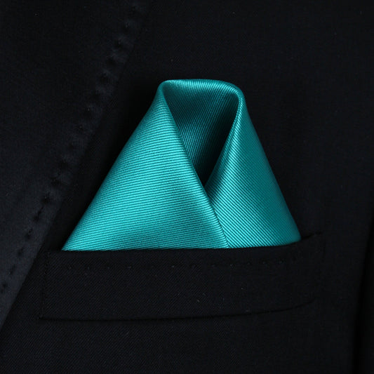 Pocket Square | Teal Mikado #78