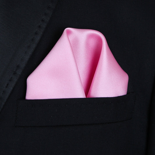 Pocket Square | Pink Soft Satin #10