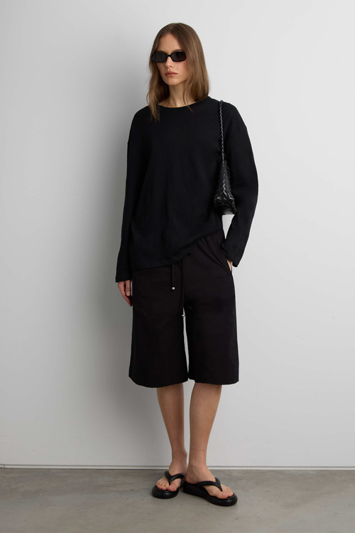 RELAXED DRAWSTRING SHORT