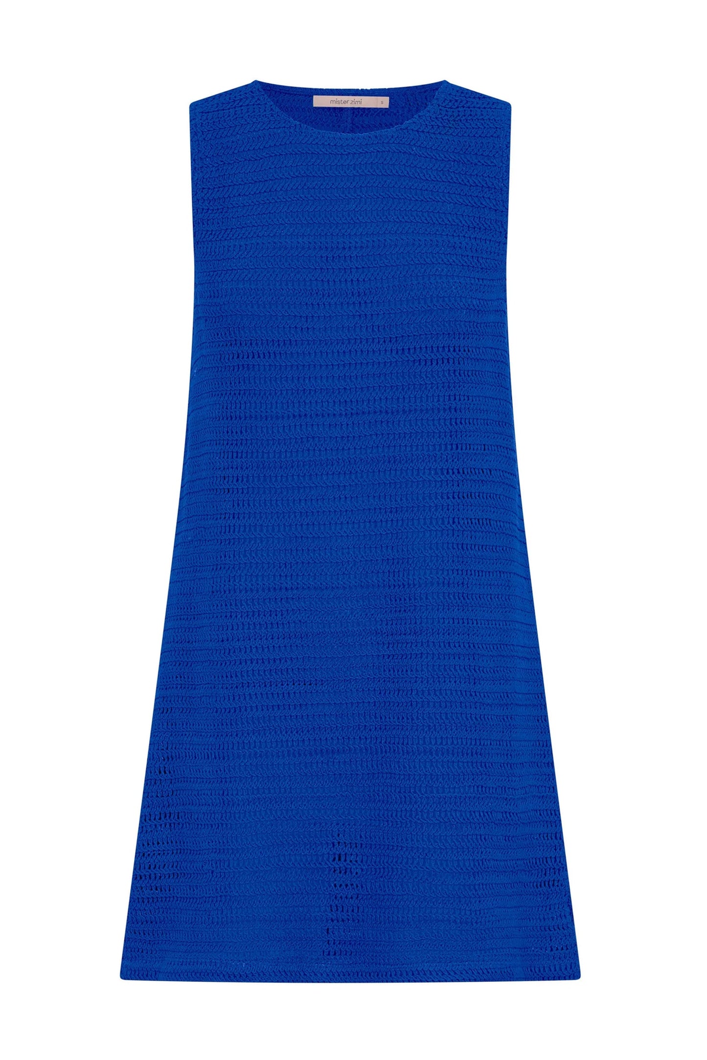 Poolside Mini Dress In Cobalt