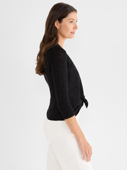 Slub Knit 4-Way Cardigan