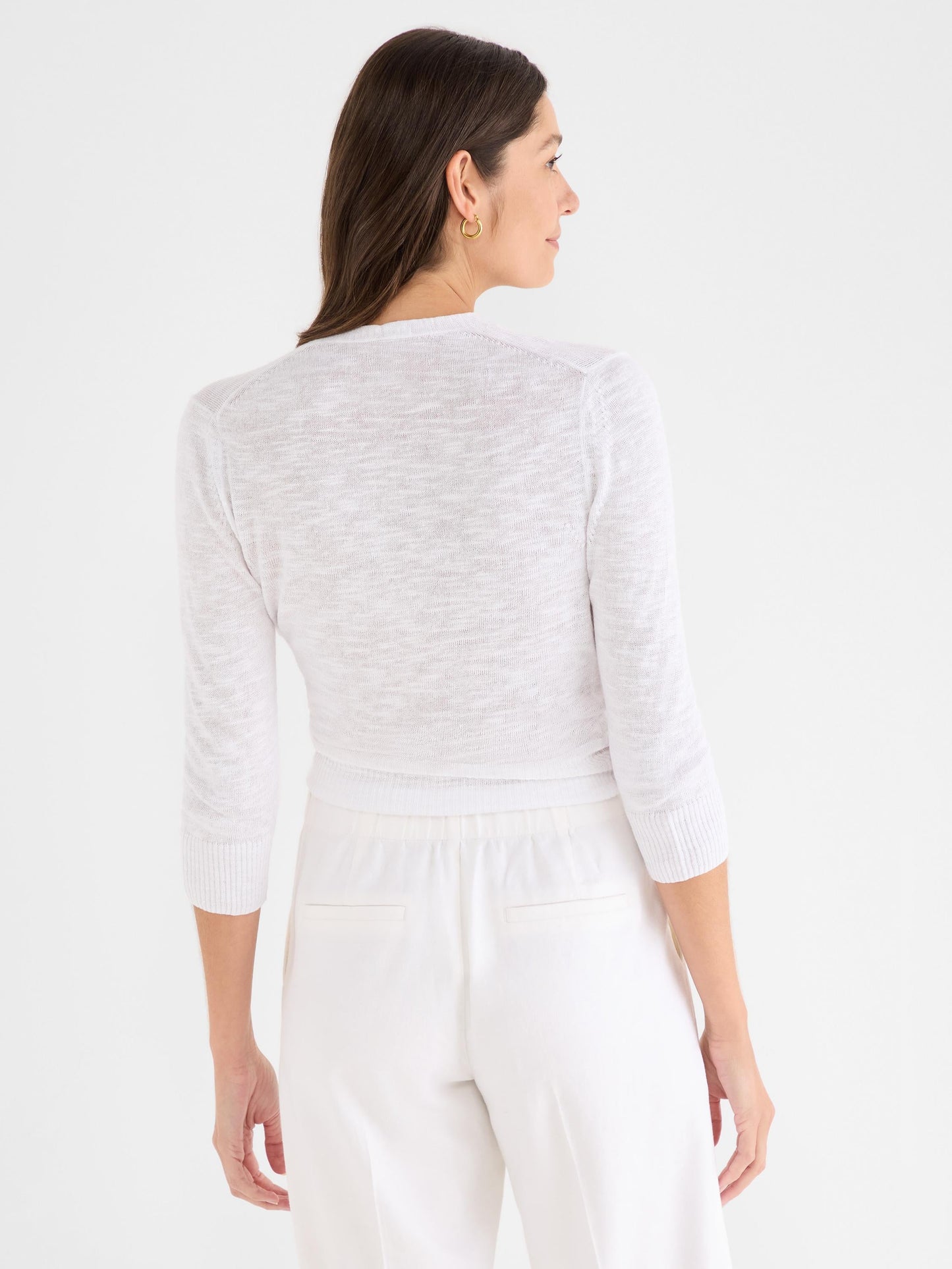 Slub Knit 4-Way Cardigan
