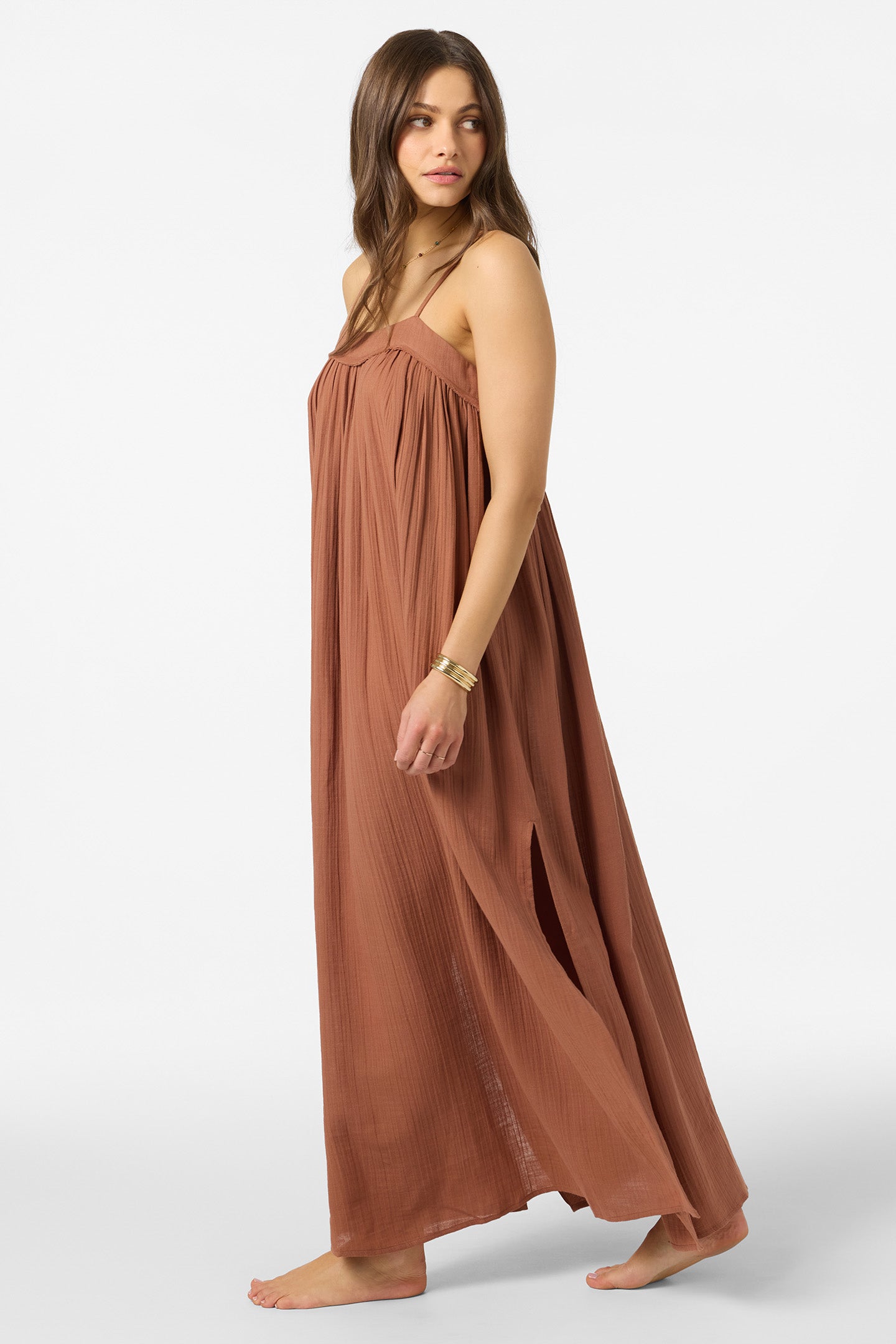 Saltwater Solids Sai Maxi Cover-Up Dress