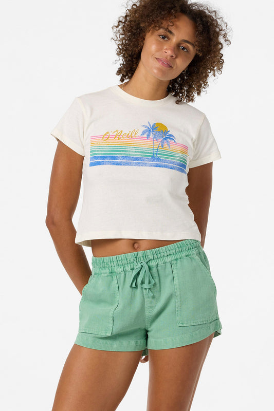 Retro Stripe Fitted Tee