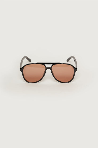 COLOURED LENS AVIATOR SUNGLASSES