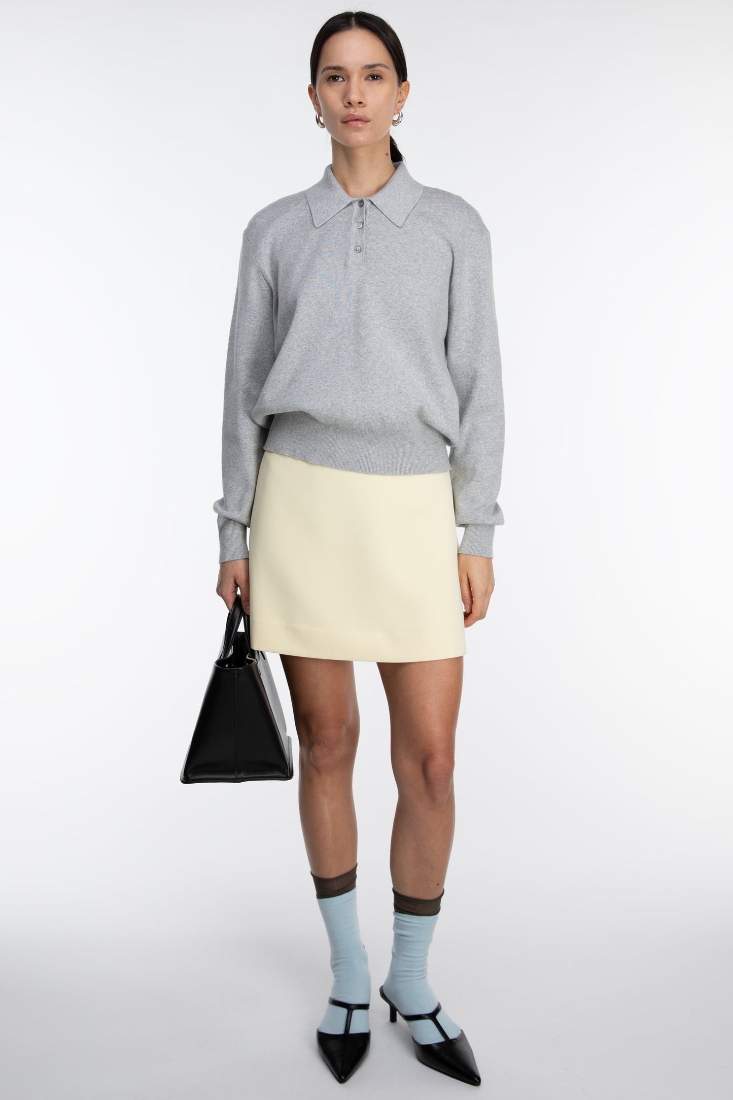 COLLARED POLO SWEATER