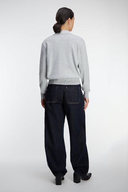 COLLARED POLO SWEATER