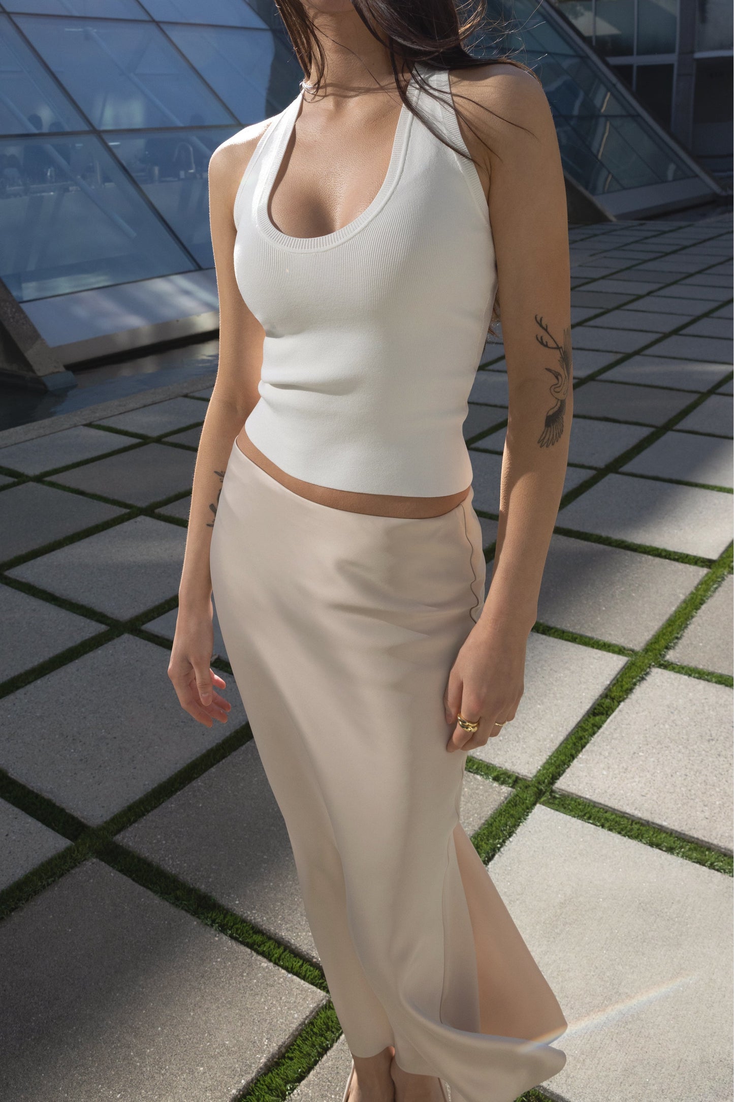 KNIT FORM RACERBACK TANK TOP