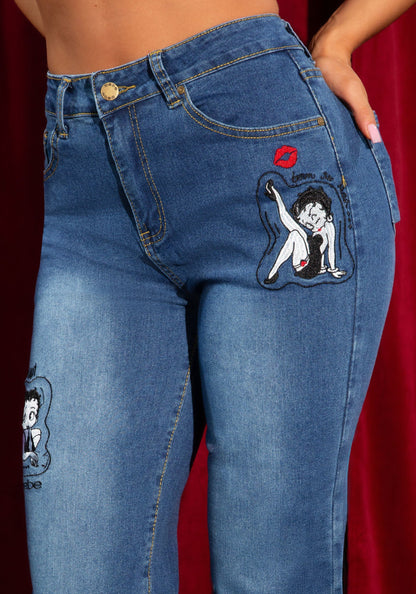 Betty Boop Bombshell Skinny Jean